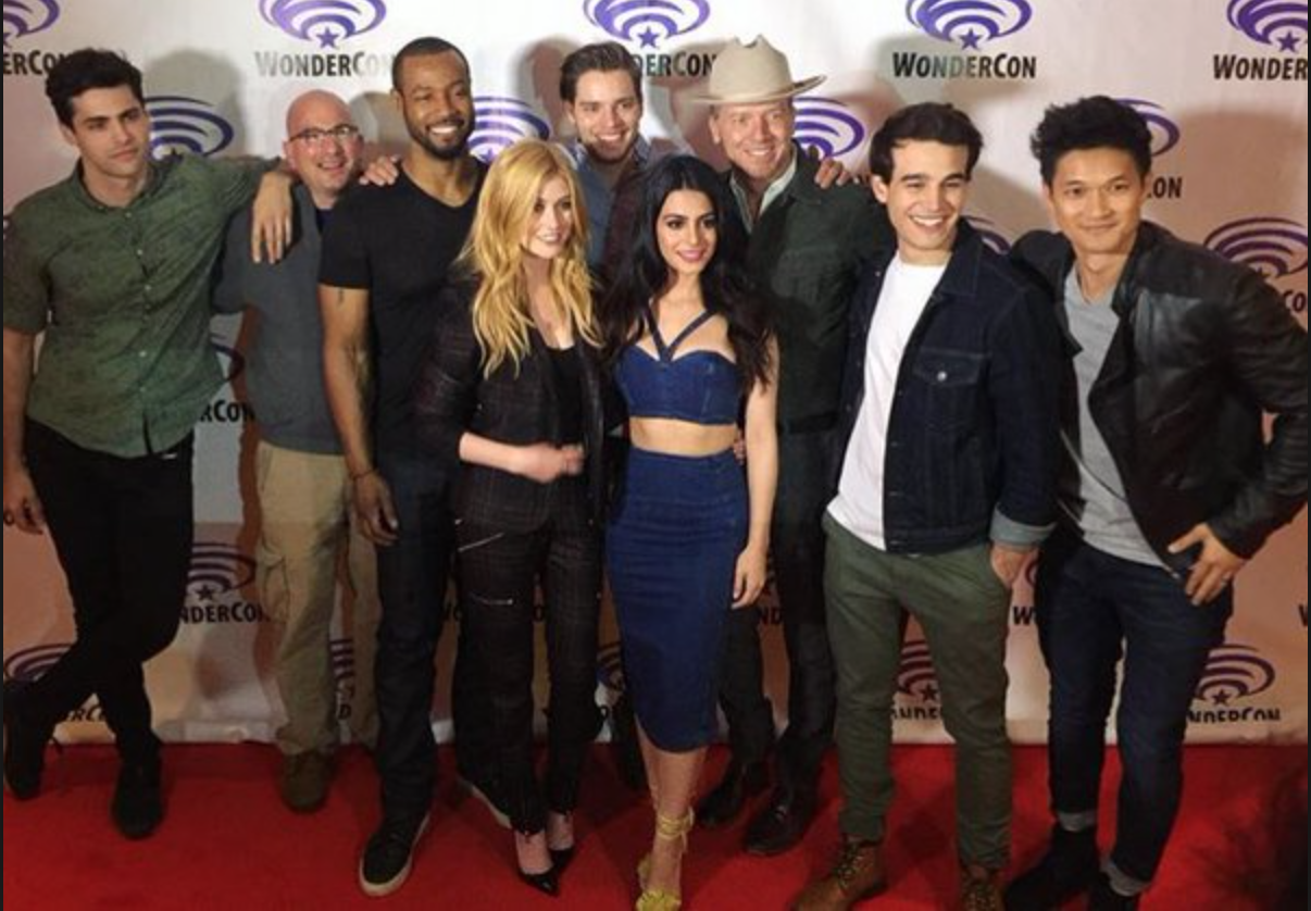 Katherine McNamara & 'Shadowhunters' Cast Support Author Cassandra Clare:  Photo 3601192, Cassandra Clare, Emeraude Toubia, Harry Shum Jr., Isaiah  Mustafa, Katherine McNamara Photos